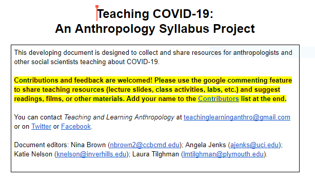 syllabus