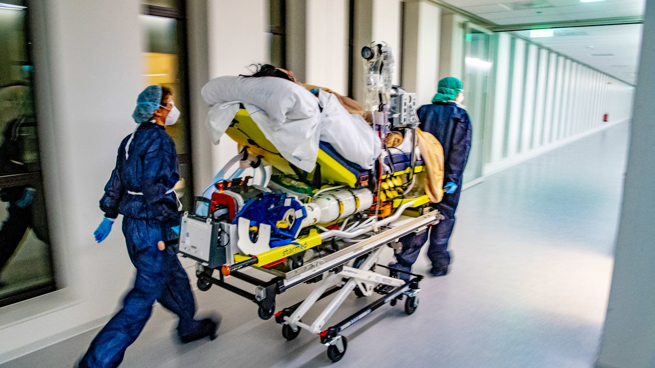 Hospital Overload Forces Covid-19 Patient Transfer in Netherlands