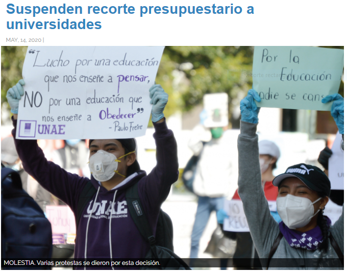prensa 14 protestas