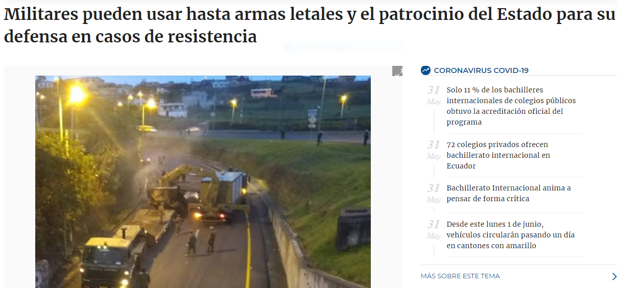 prensa 30 militares