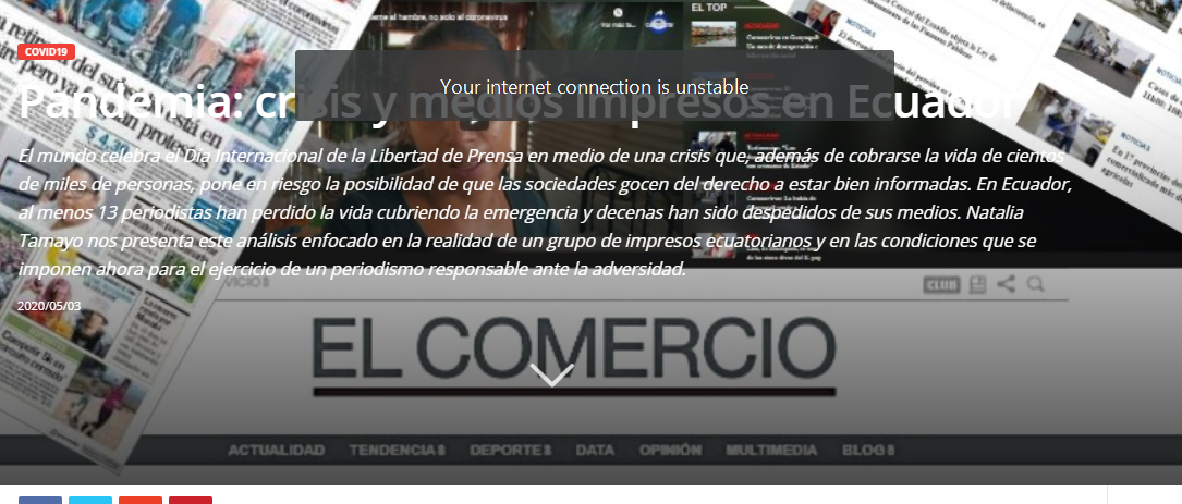 prensas 3 barra medios crisis